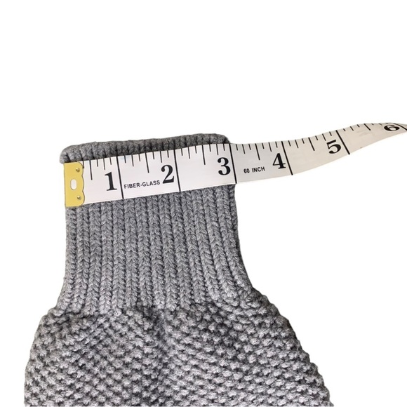 Gray Tunic 100% Wool knitted Old Navy Sweater - Picture 8 of 12